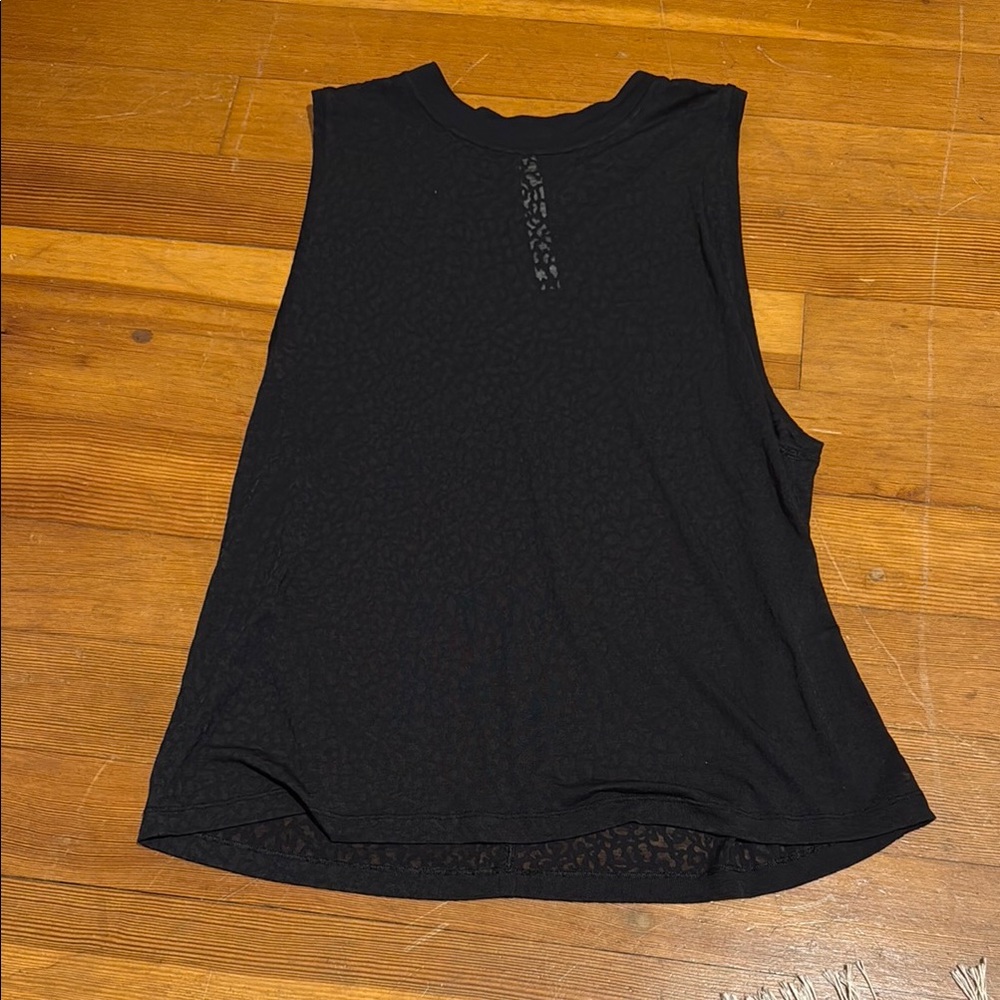 Lululemon Cheetah Black Sleeveless Top